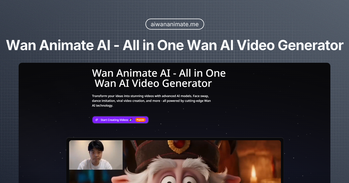 Wan Animate screenshot