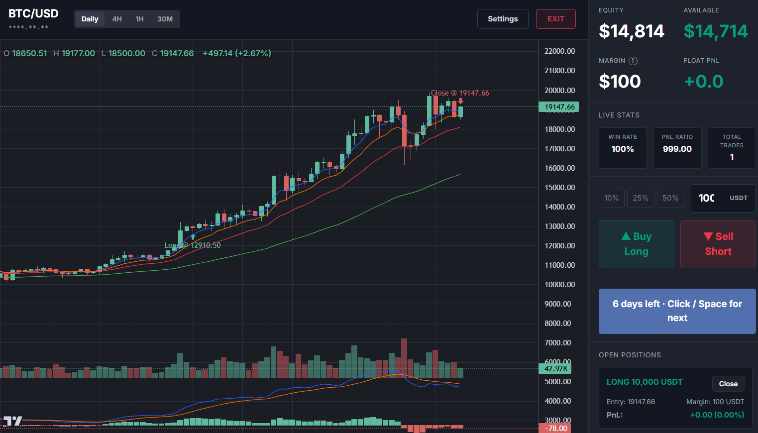 PaperTrader screenshot