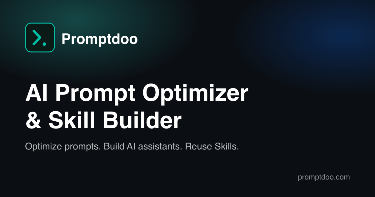 Promptdoo screenshot