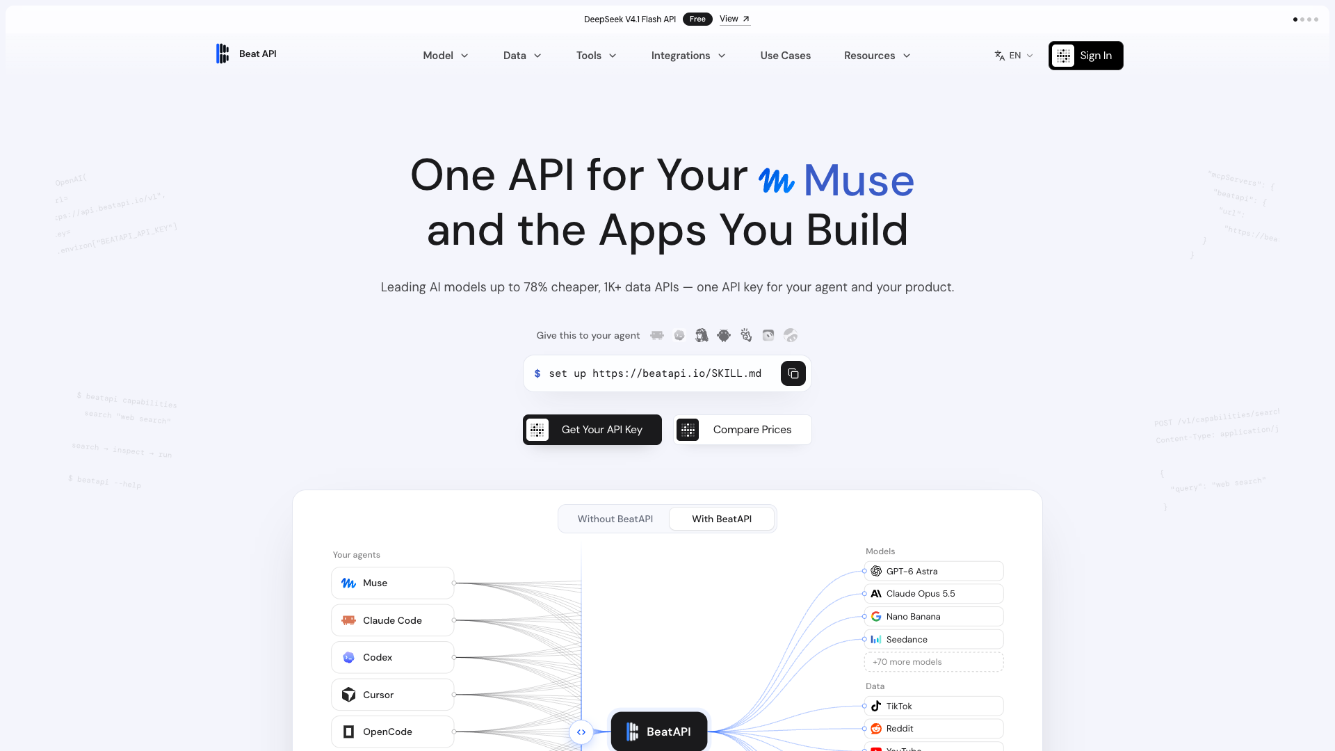 BeatAPI screenshot