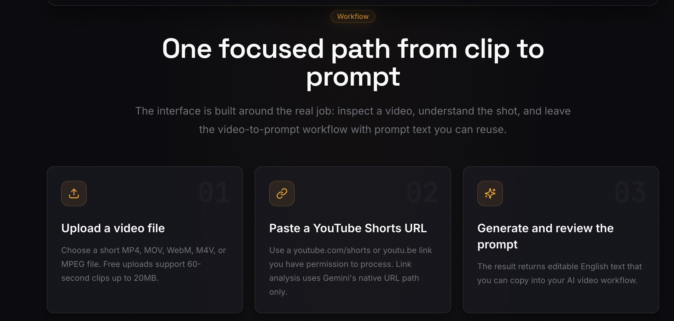 Video to Prompt screenshot