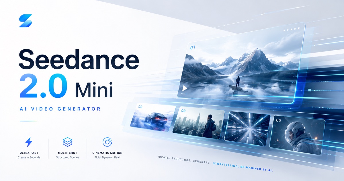Seedance 2.0 Mini AI Video Generator screenshot