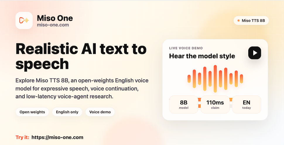 Miso One screenshot