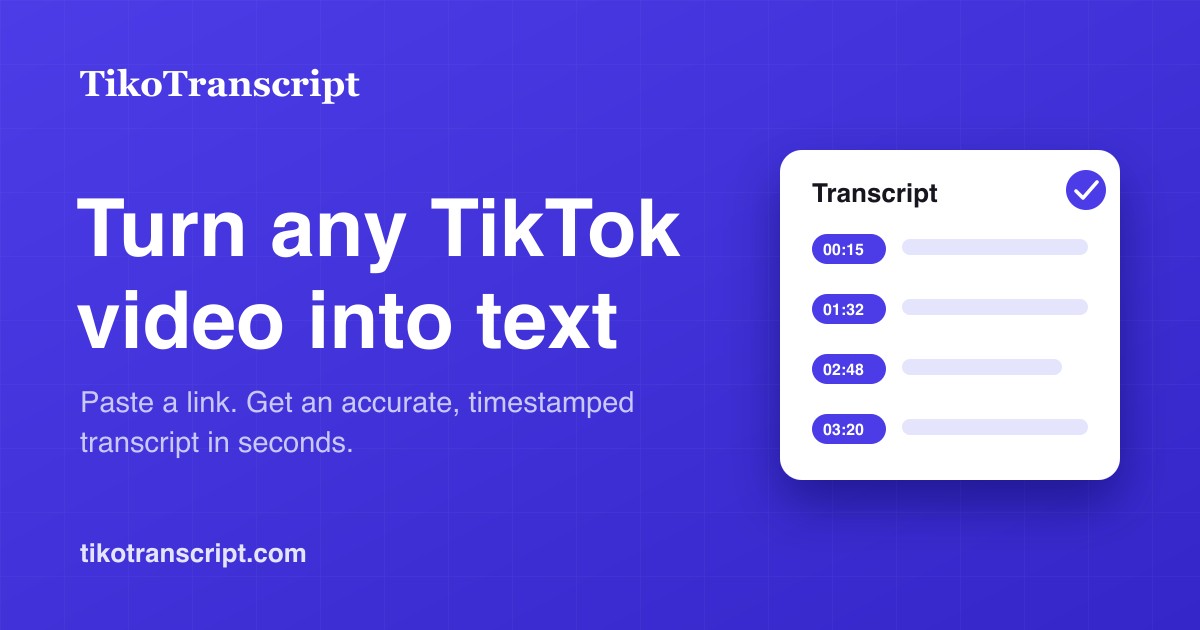 TikoTranscript screenshot