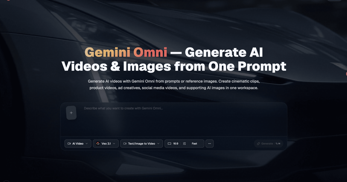 Gemini Omni screenshot