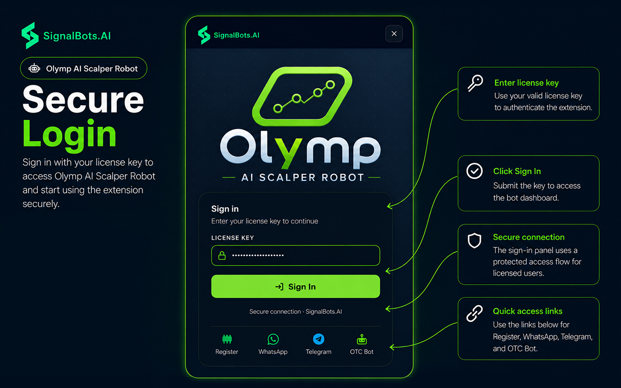 Olymp AI Scalper Robot screenshot