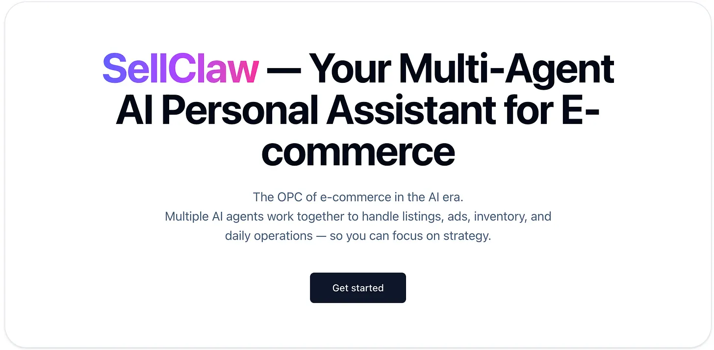 SellClaw screenshot