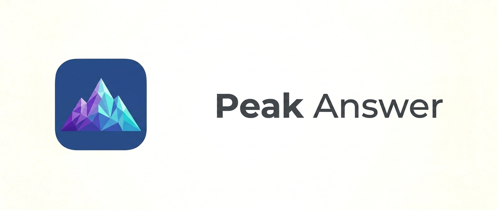 Peak Answer screenshot