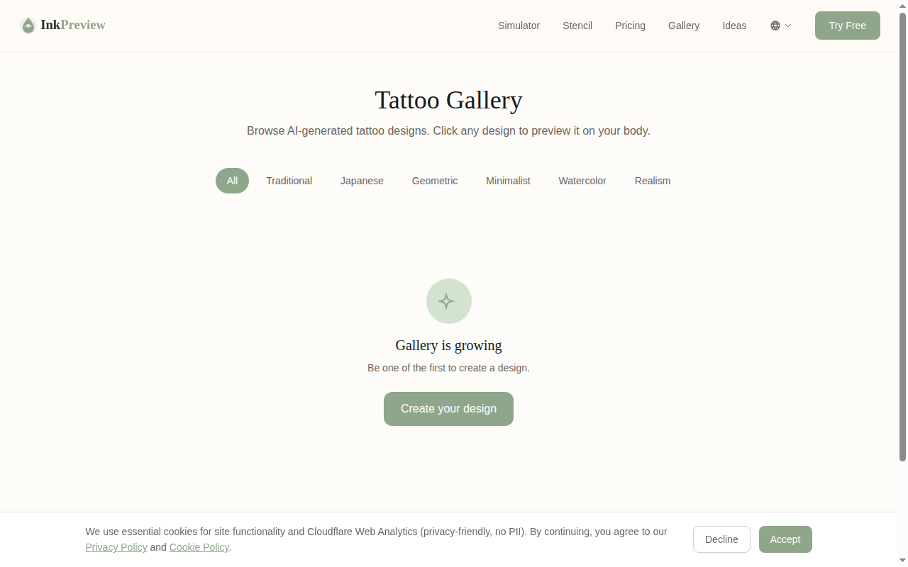 InkPreview screenshot