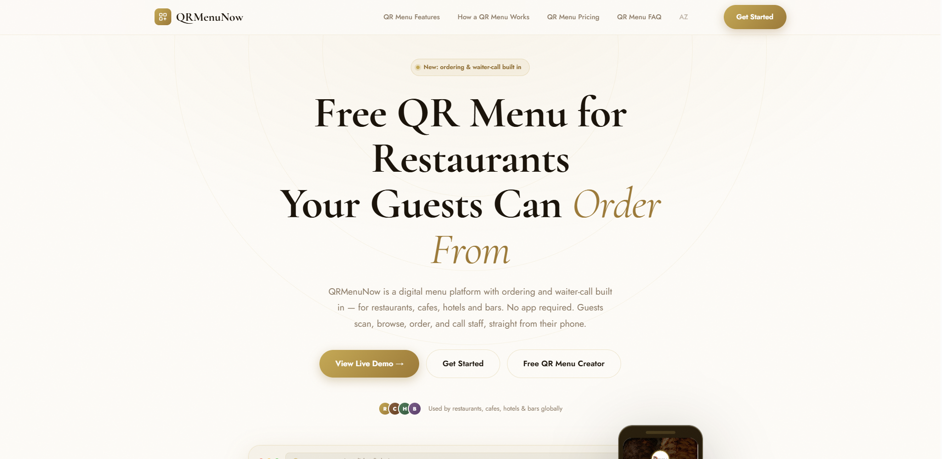 Free Qr Menu Generator screenshot