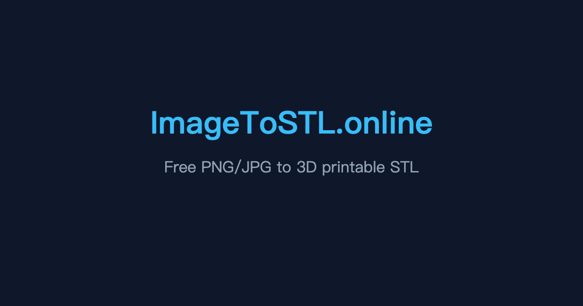 ImageToSTL.online screenshot