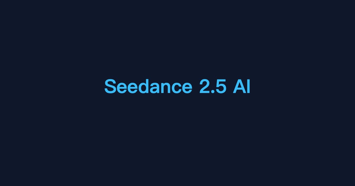 Seedance 2.5 AI screenshot