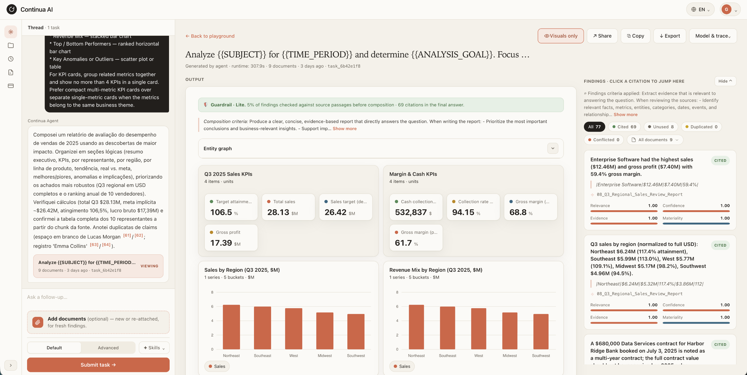 Continua AI screenshot