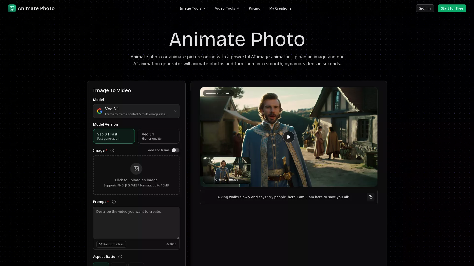 Animate Photo screenshot