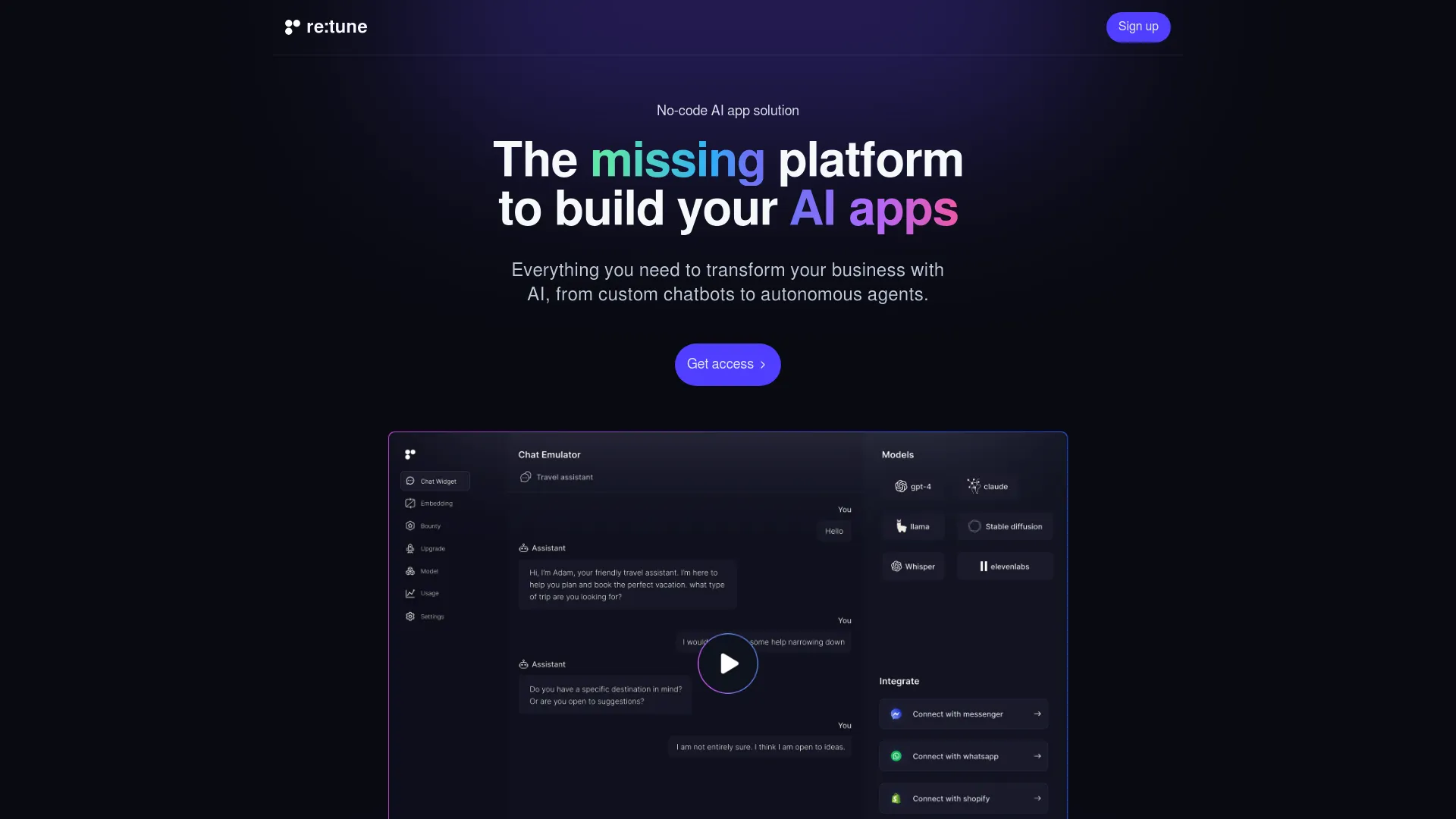 re:tune screenshot