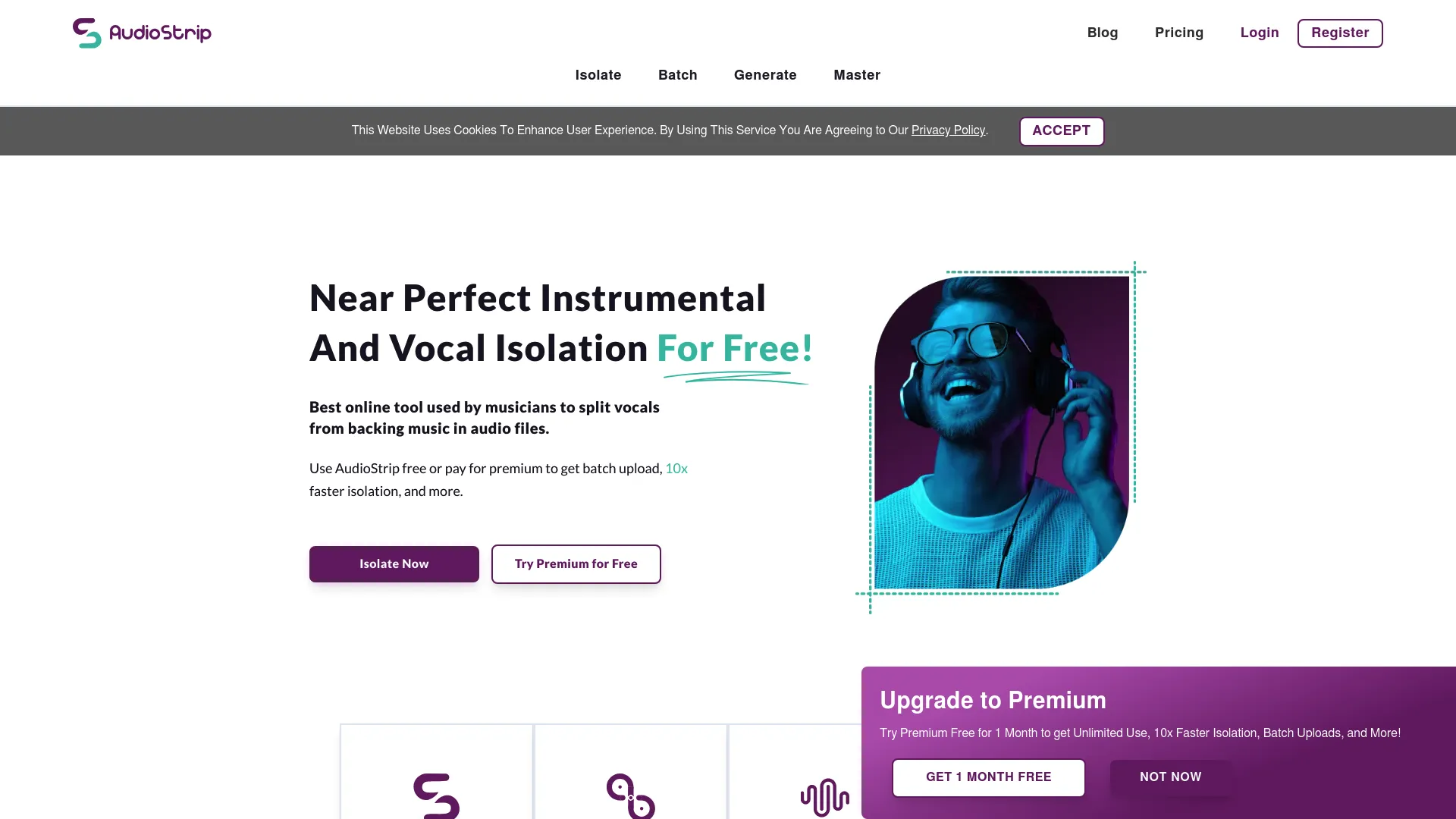Audiostrip screenshot