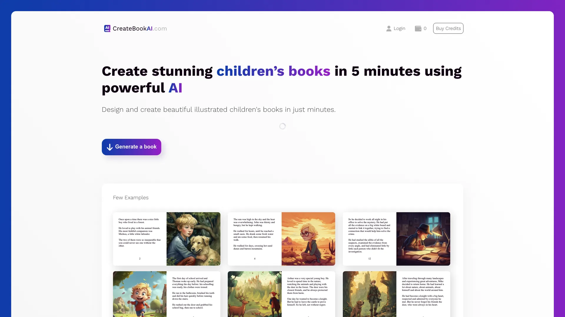 CreatebookAI screenshot