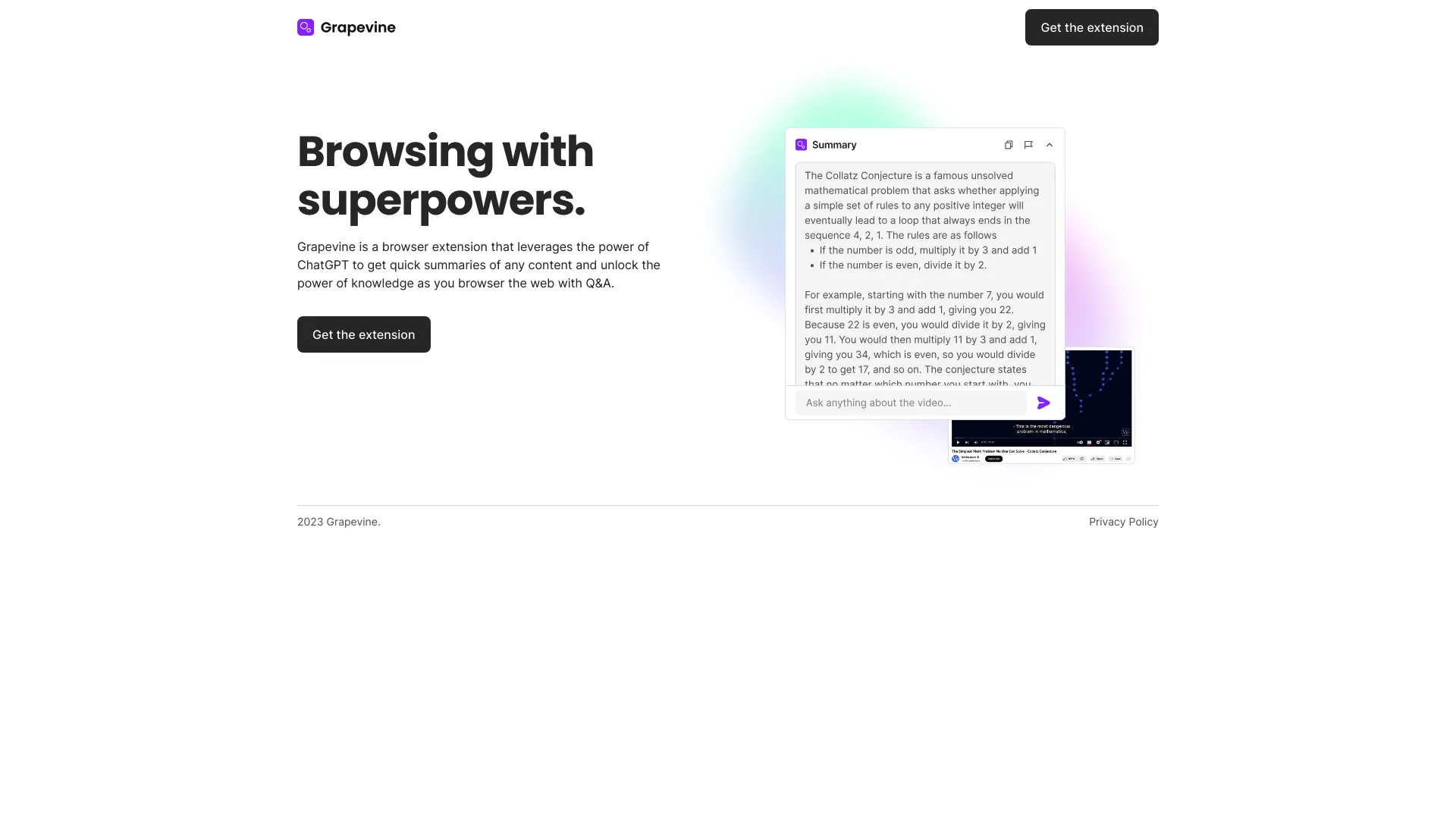 Withgrapevine screenshot