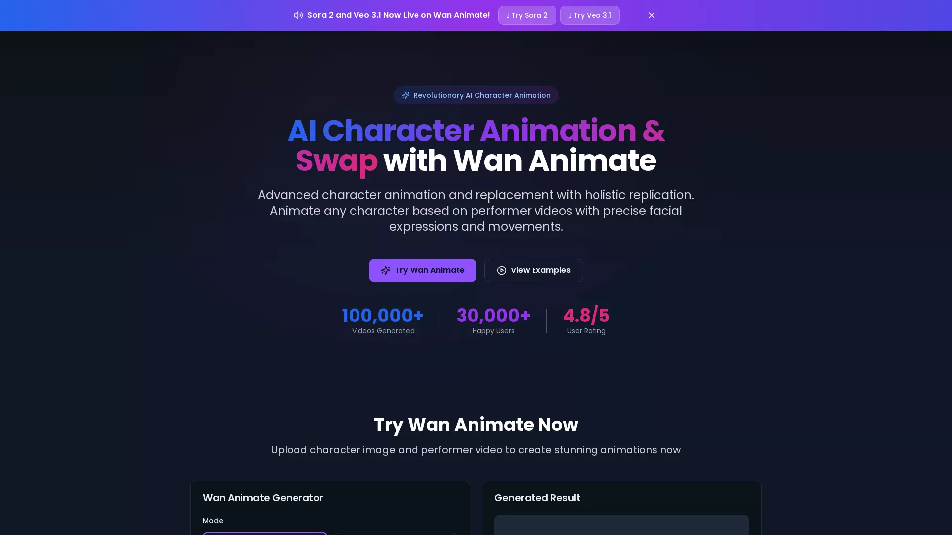 WanAnimate screenshot
