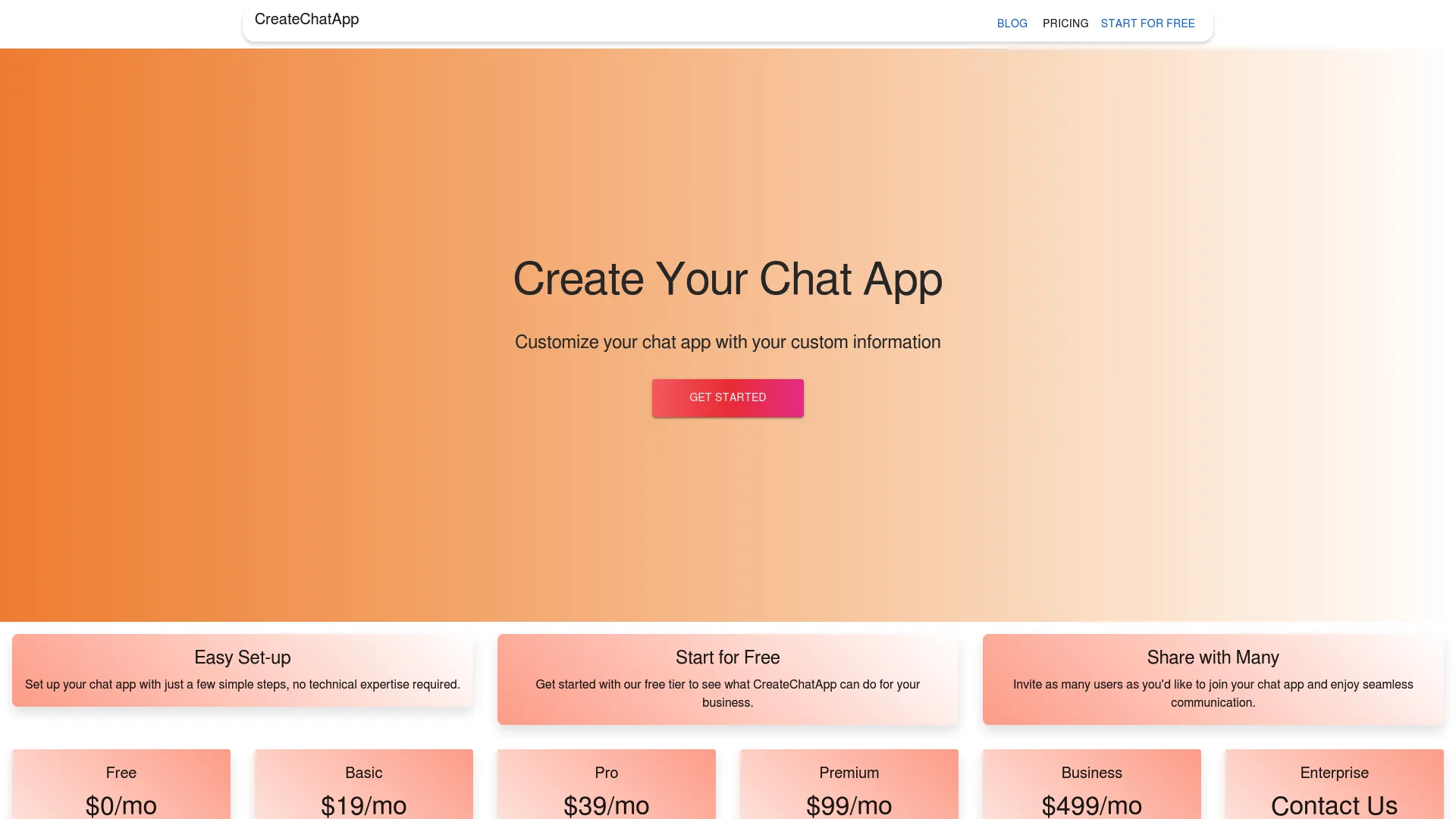 Createchatapp screenshot