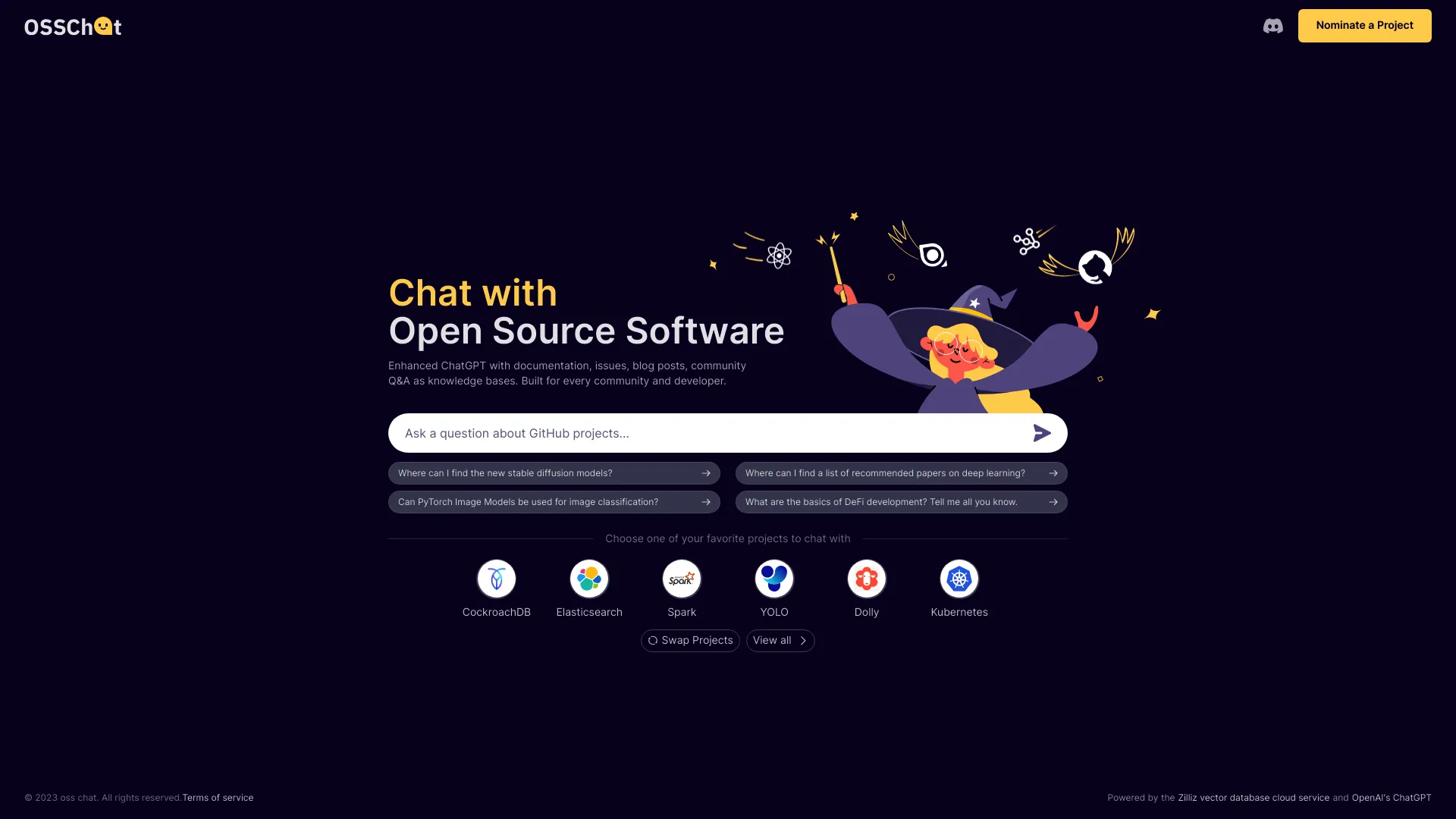 Osschat screenshot
