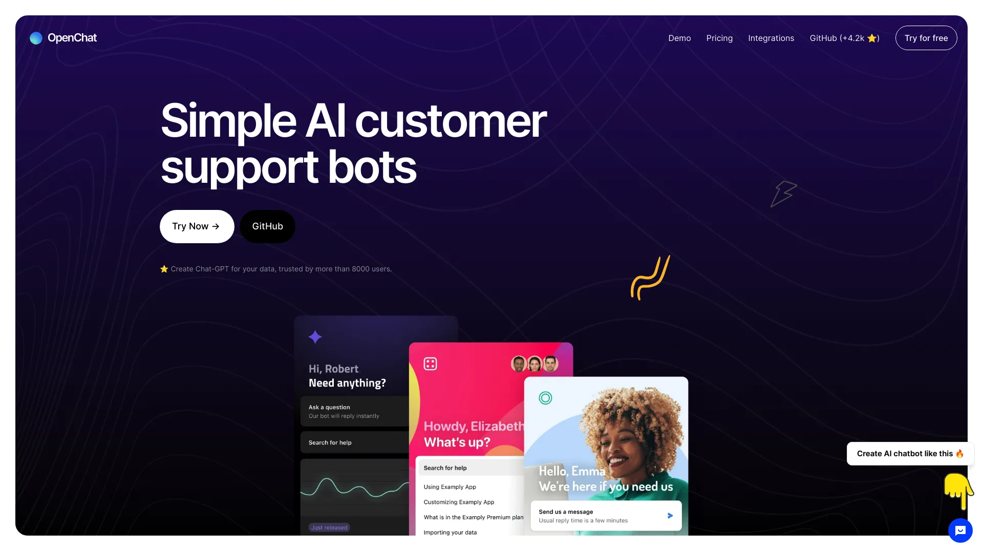 OpenChat screenshot