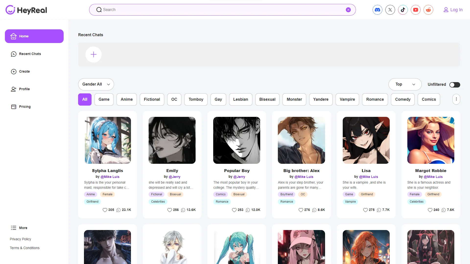 HeyReal AI screenshot