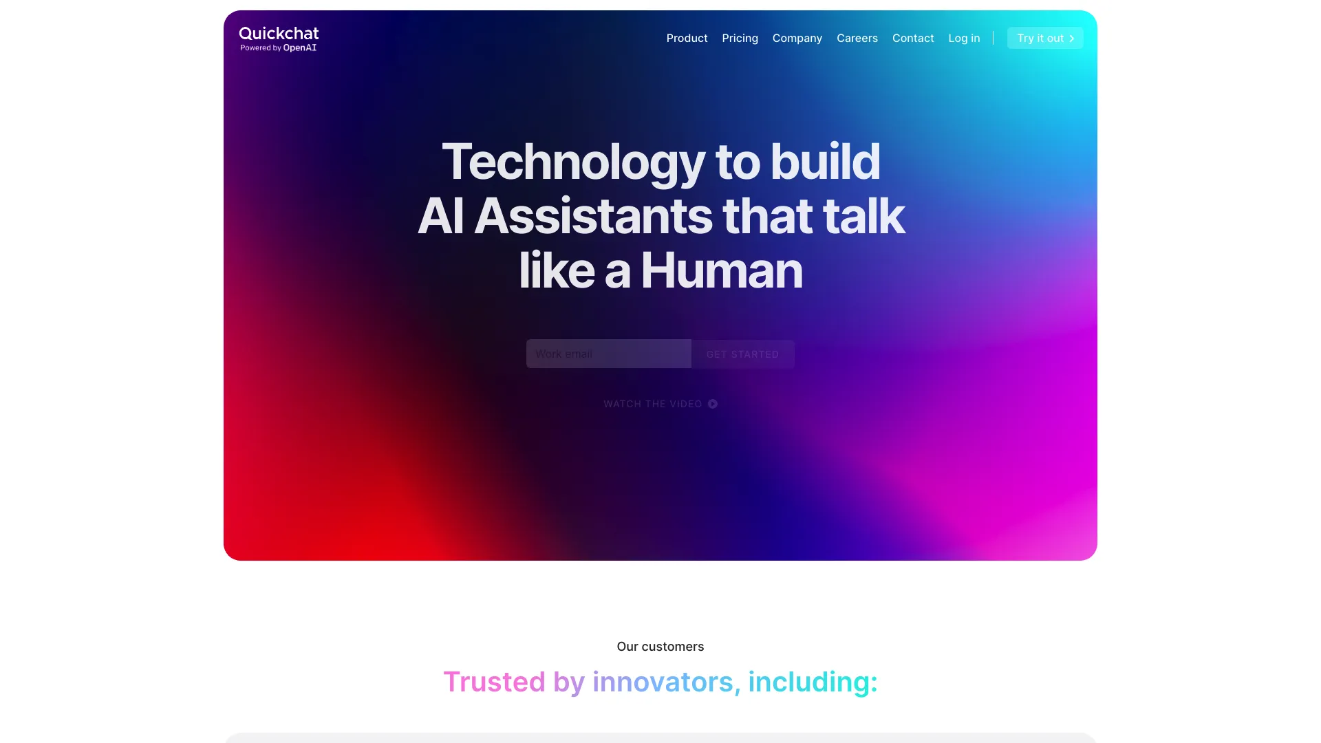 QuickchatAI screenshot