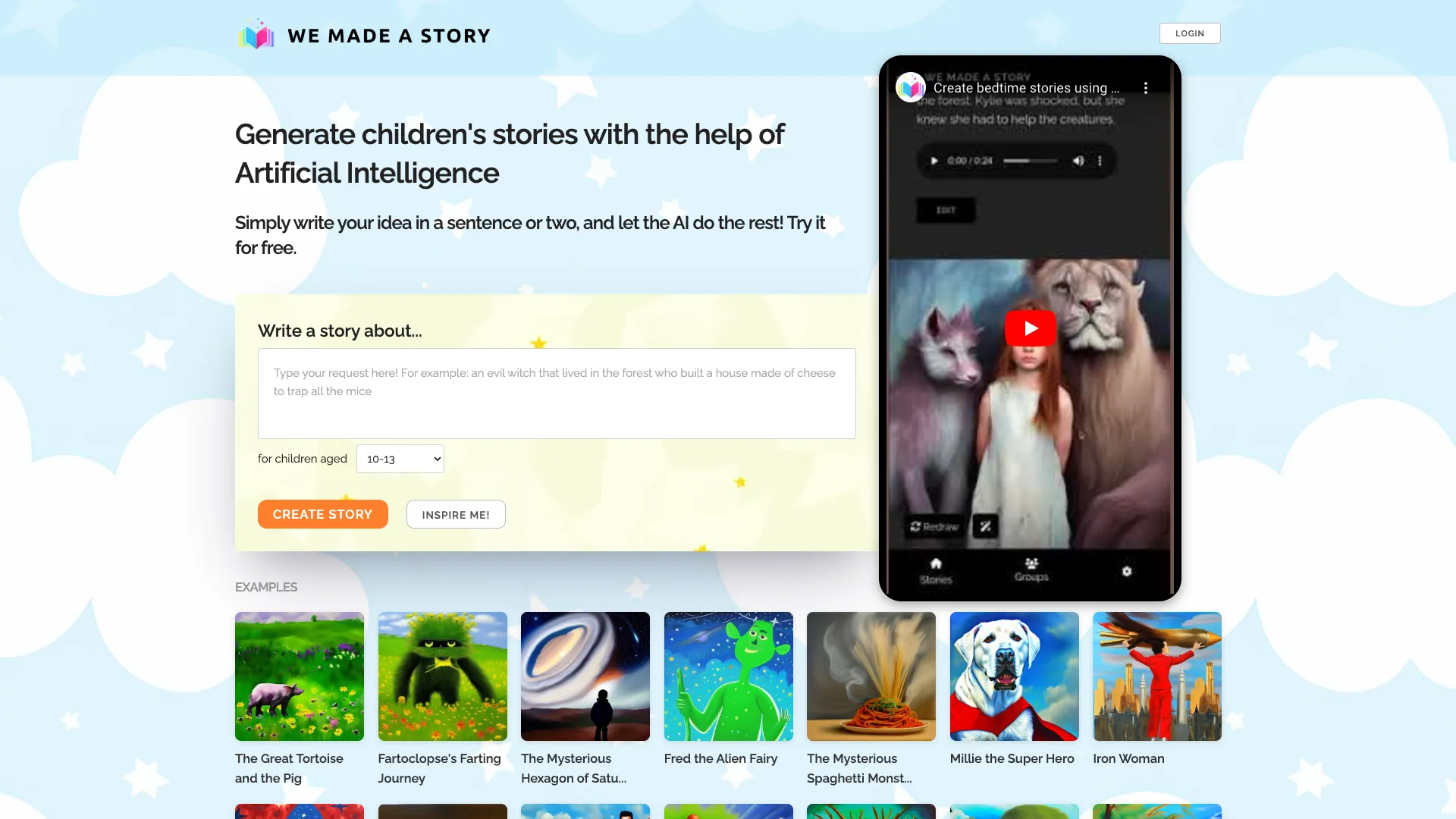 WeMadeAStory screenshot