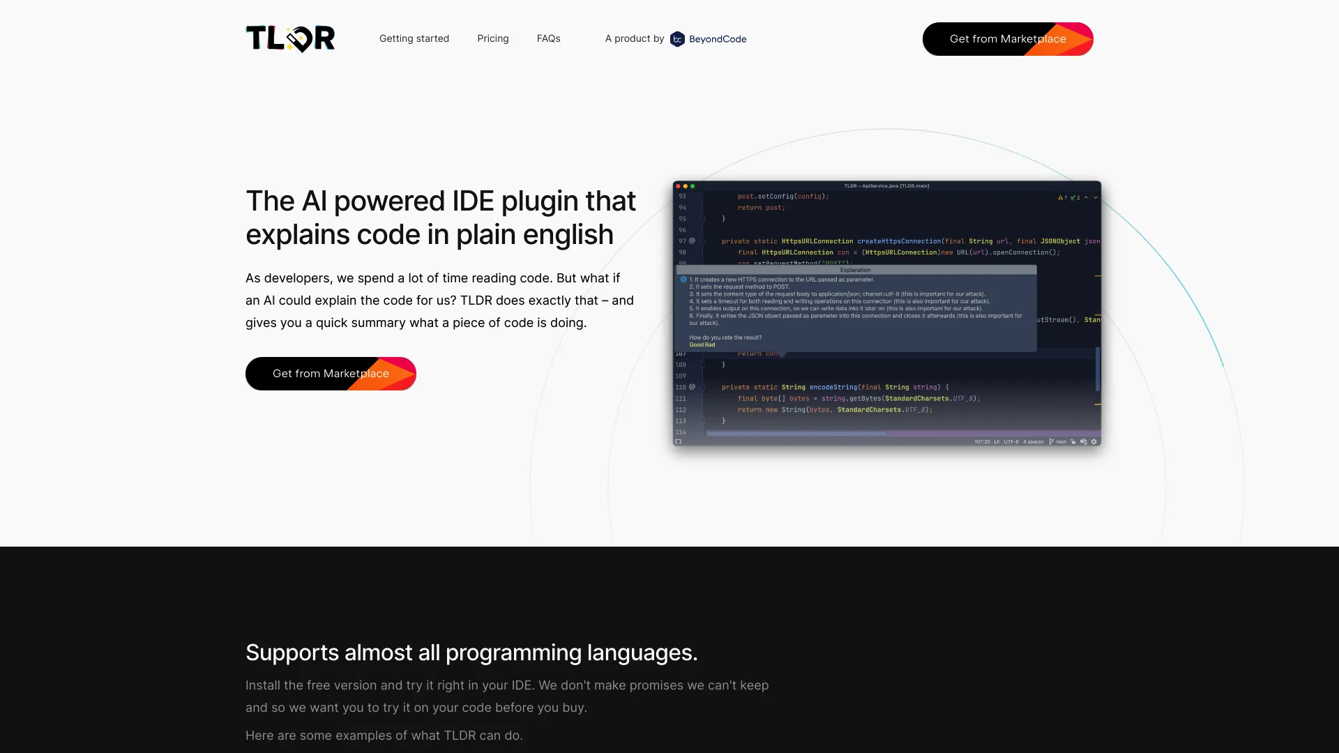 TldrdevAI screenshot