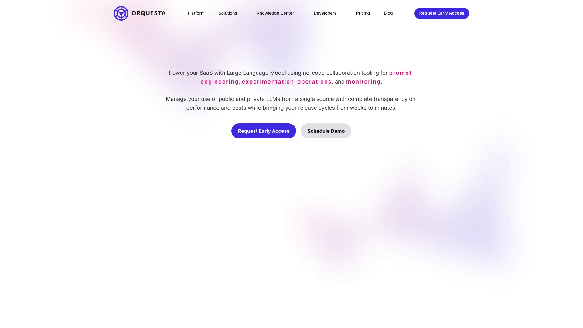 Orq screenshot