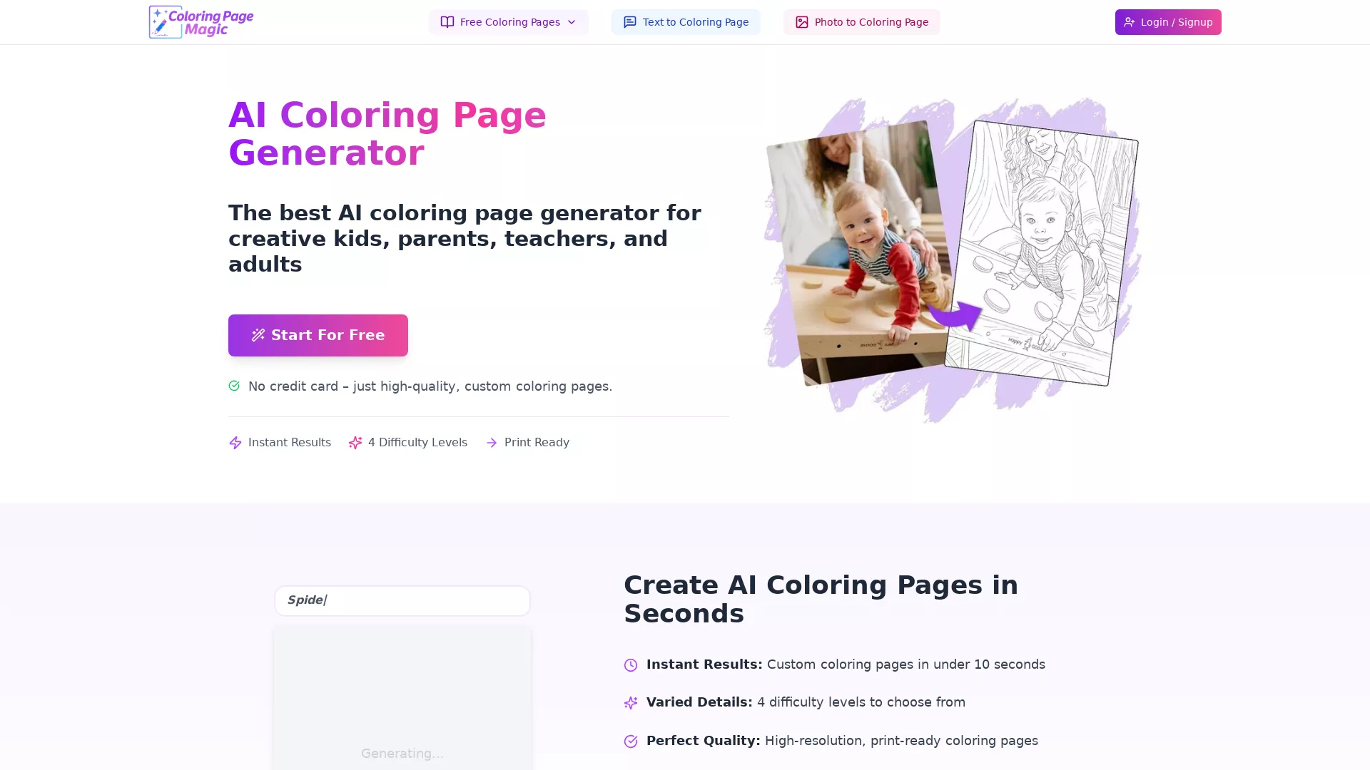 ColoringPageMagic screenshot