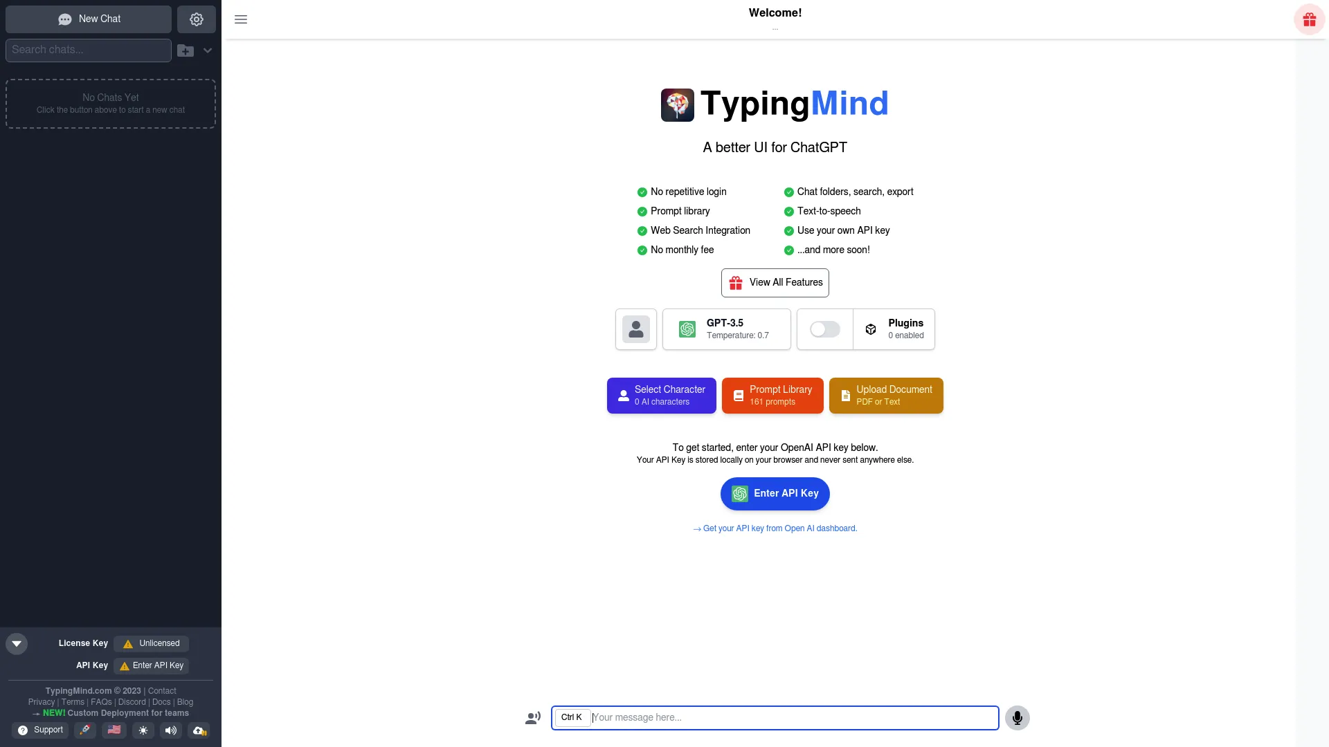 TypingMind screenshot