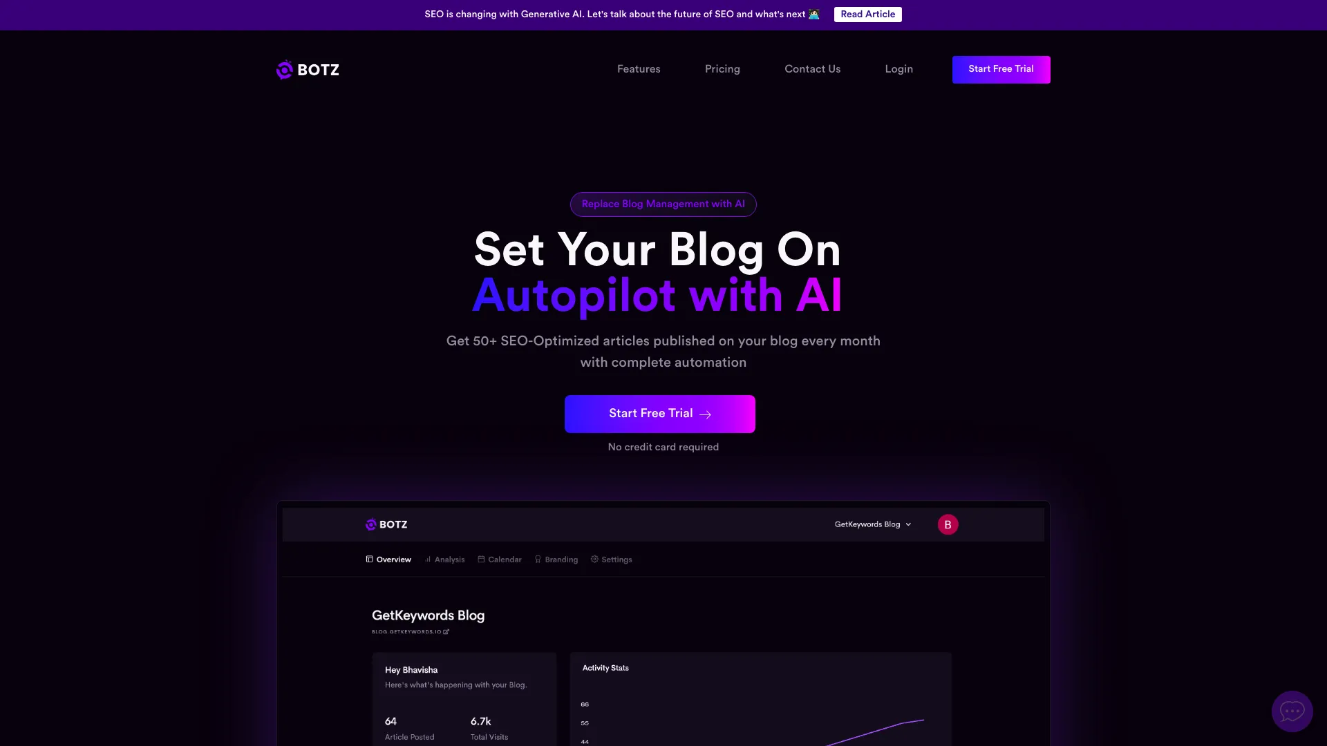 Getbotz screenshot