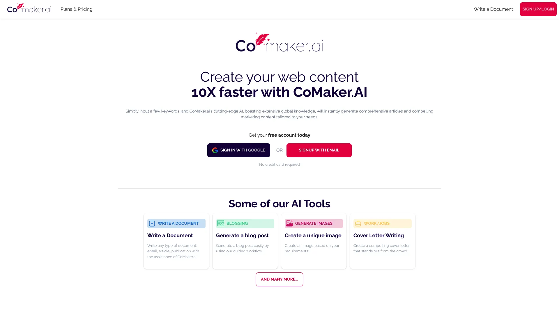 ComakerAI screenshot