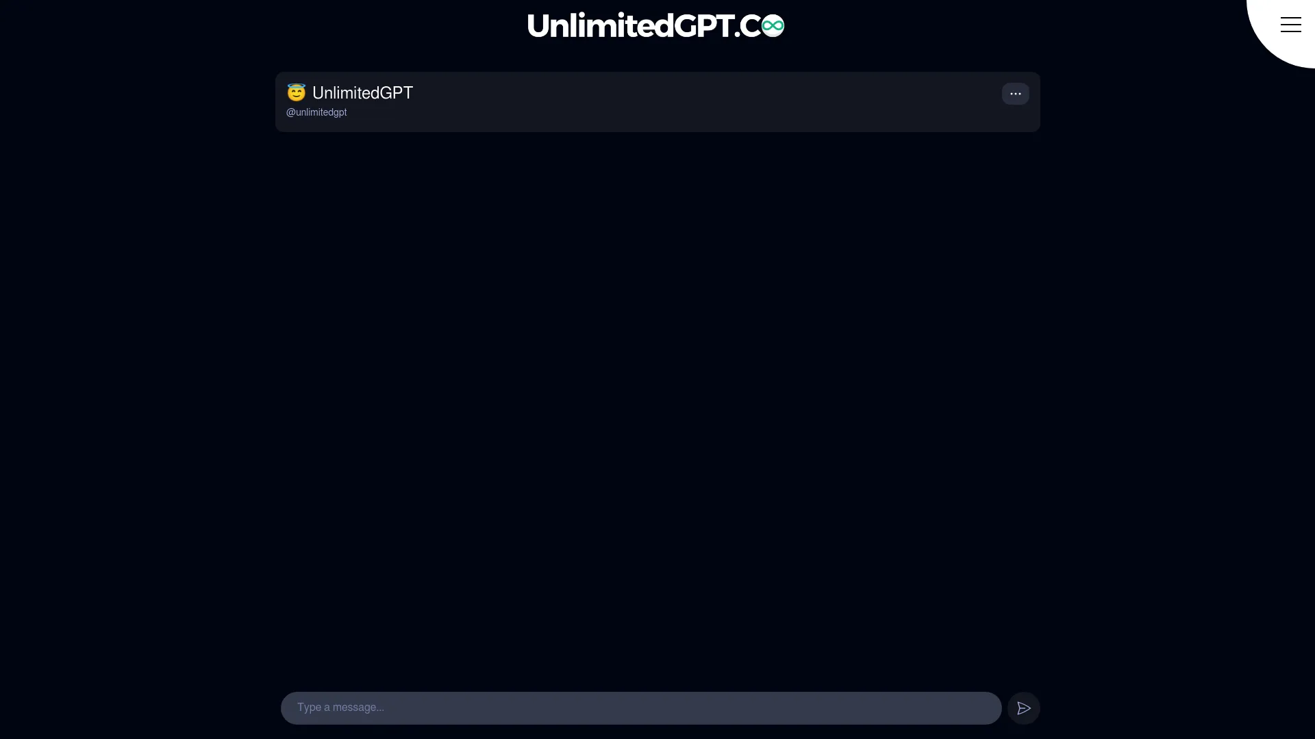 Unlimitedgpt screenshot