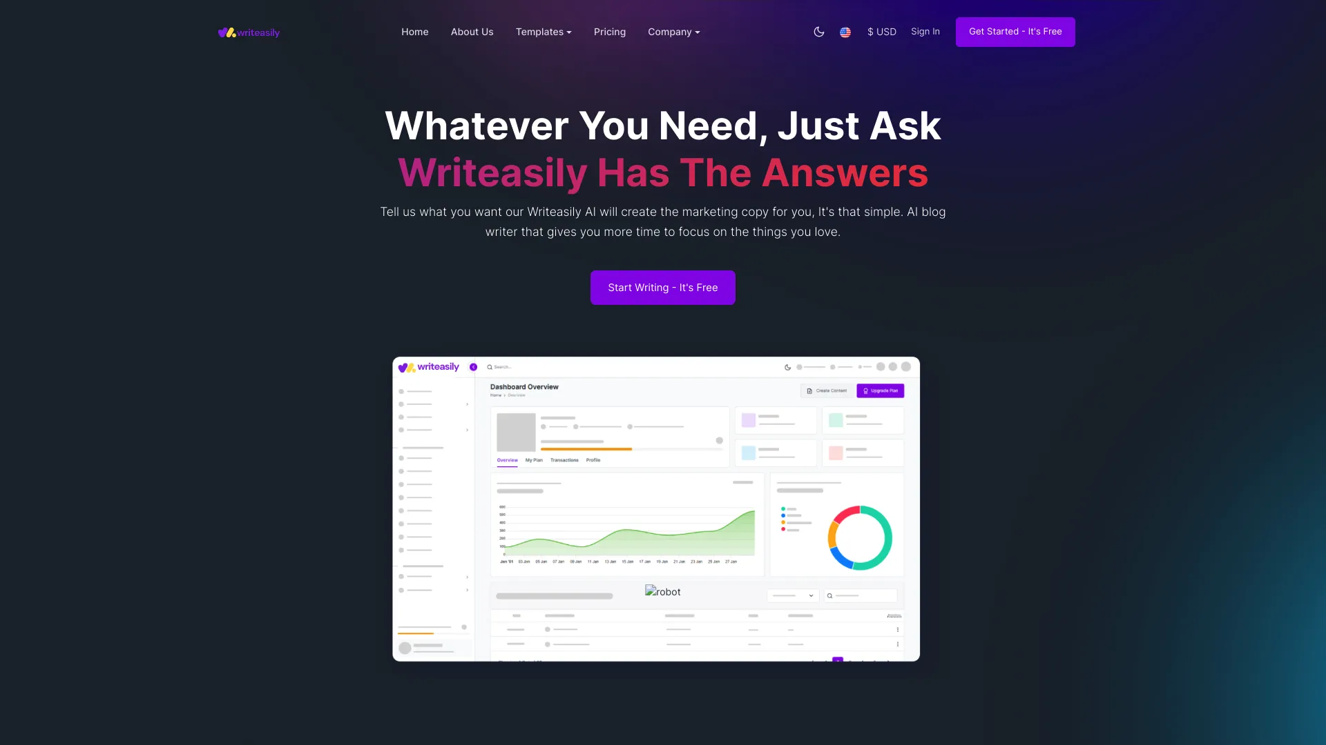Writeasily screenshot