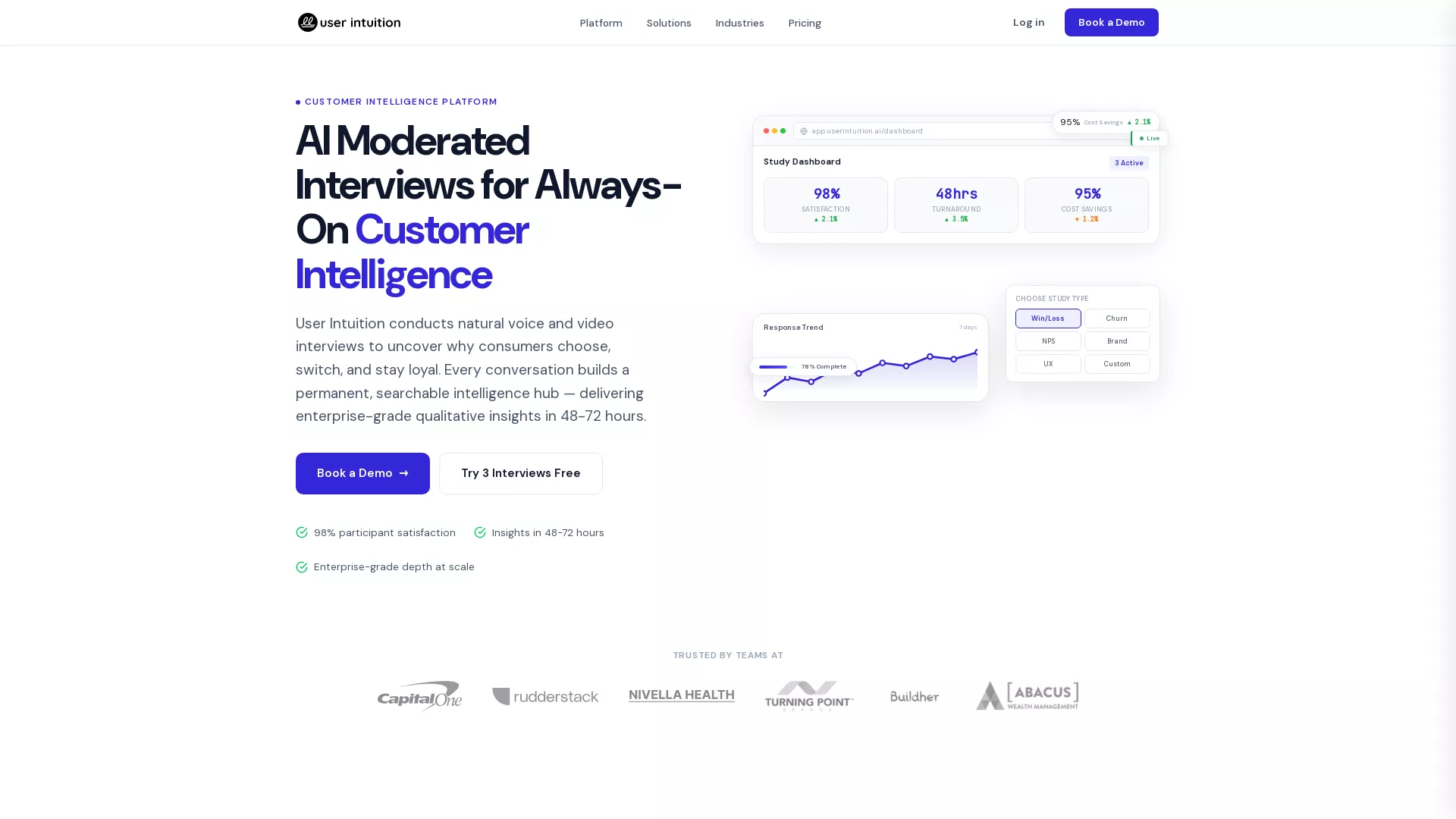 UserIntuition screenshot