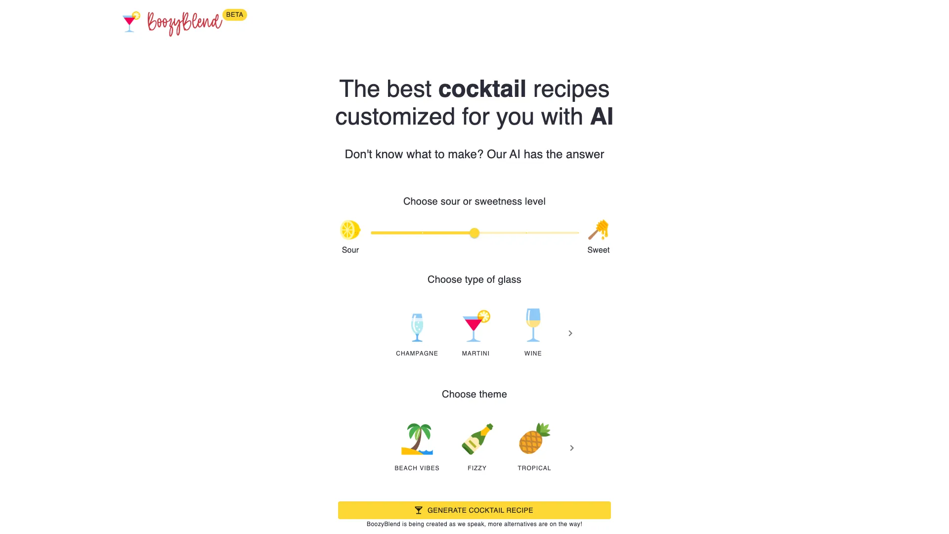 BoozyBlend screenshot