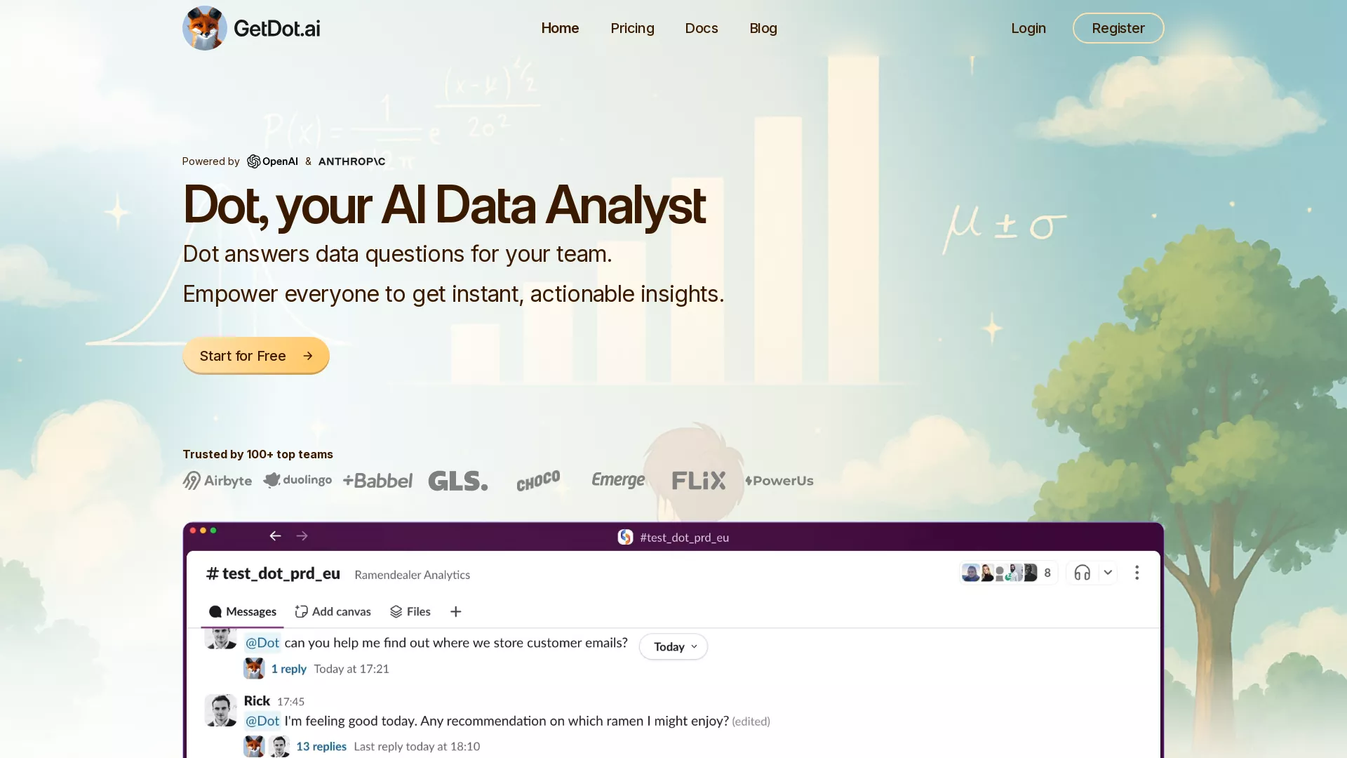 Dot screenshot