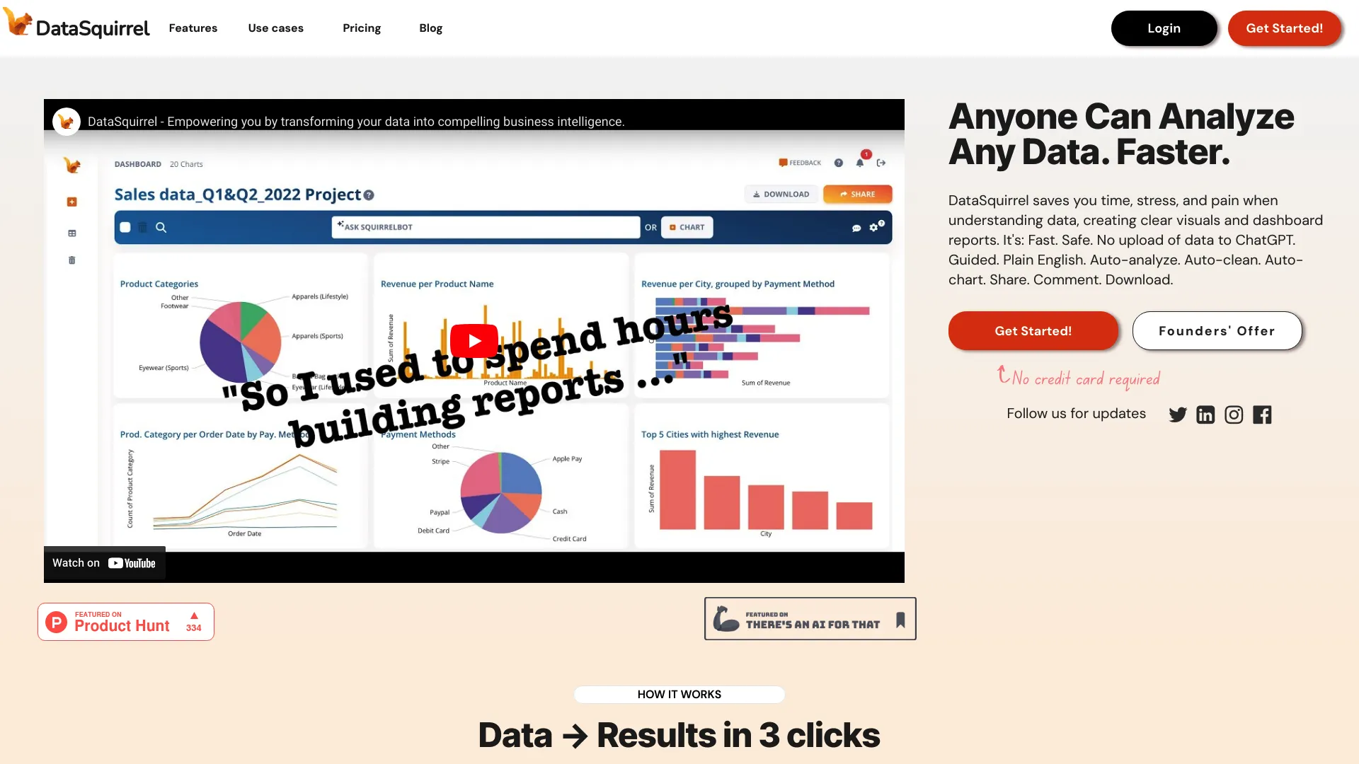 DataSquirrelAI screenshot