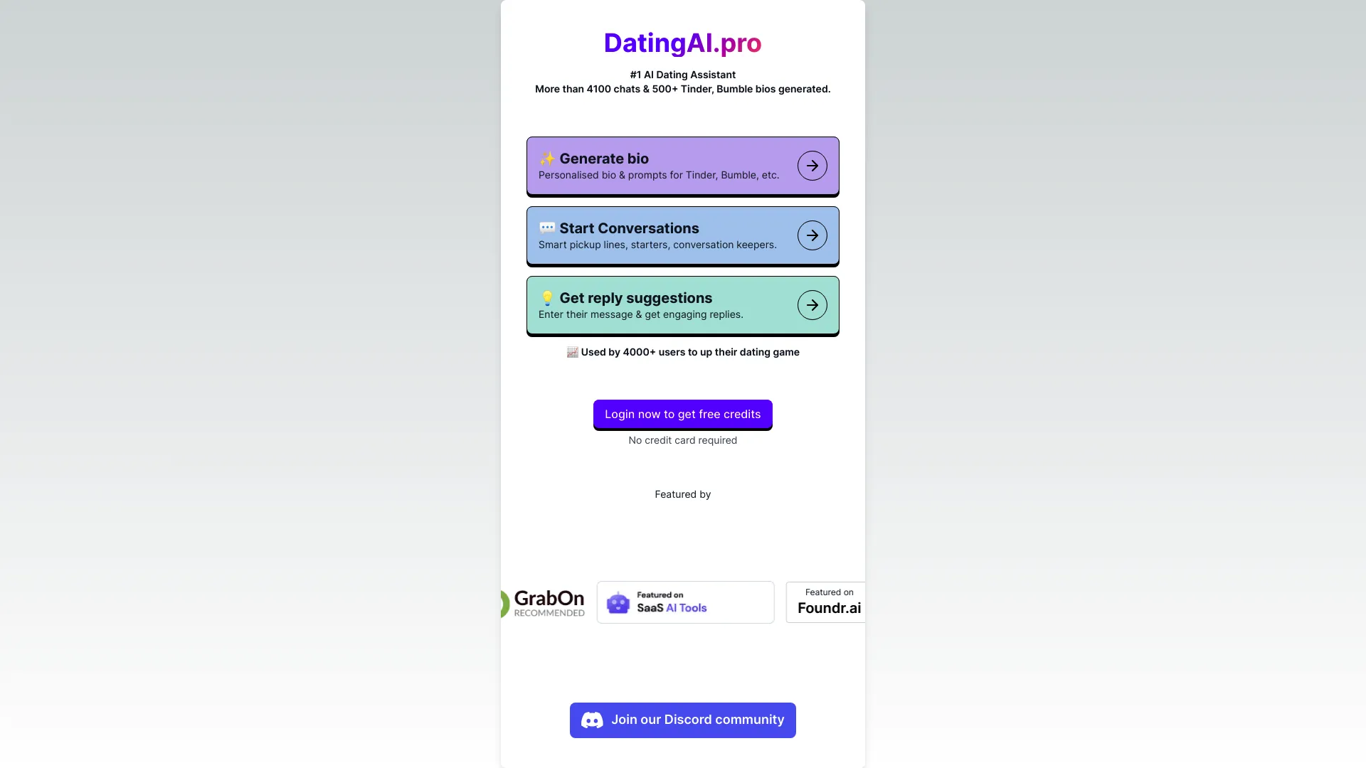 DatingAI screenshot