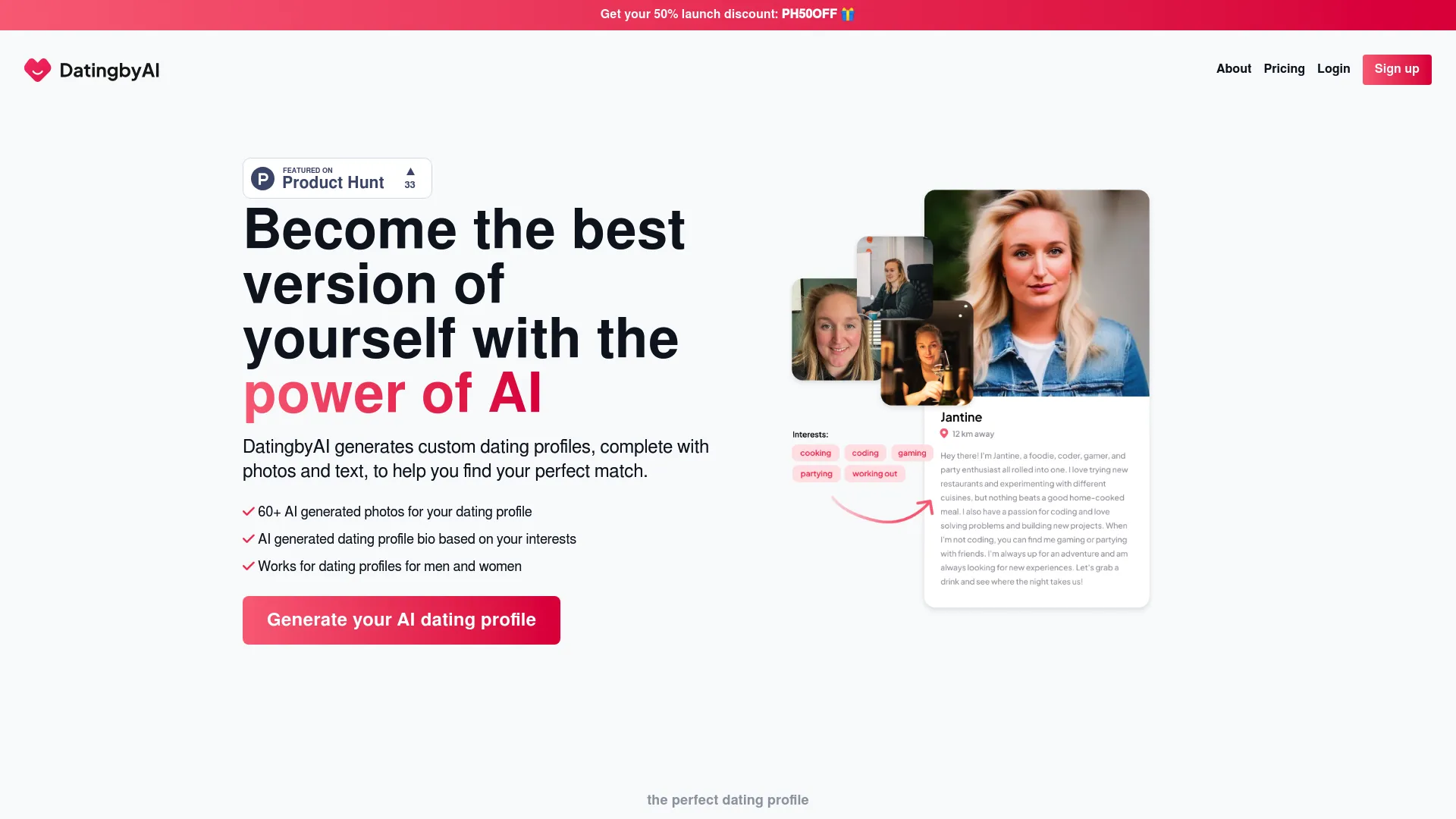 DatingbyAI screenshot