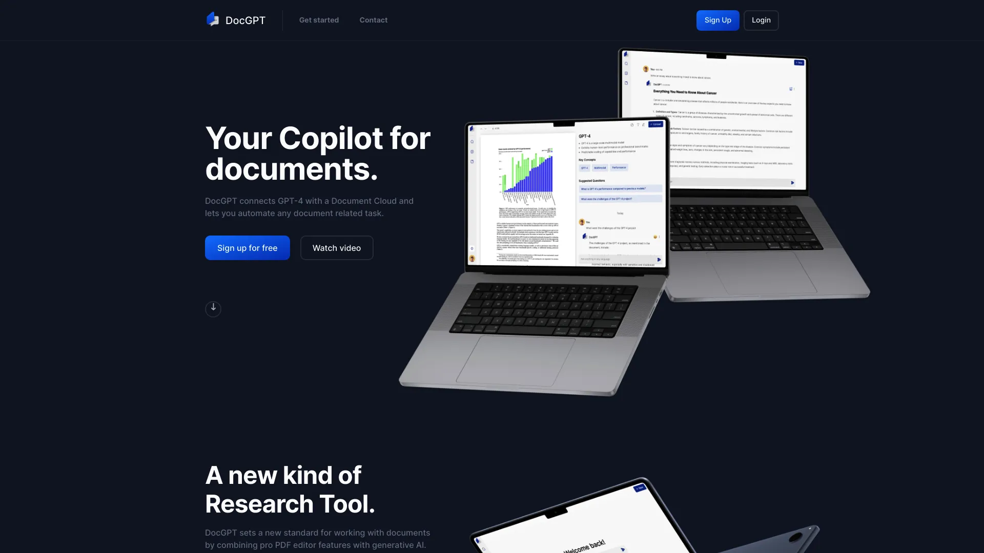 DocGPT screenshot