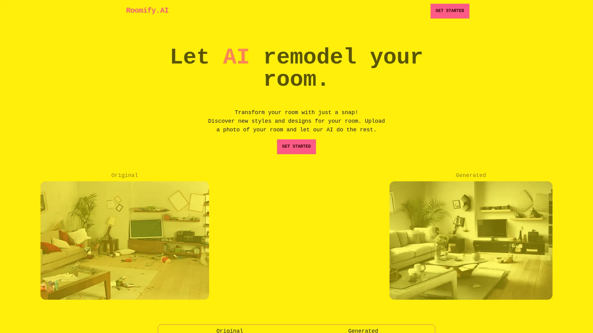 RoomifyAI screenshot