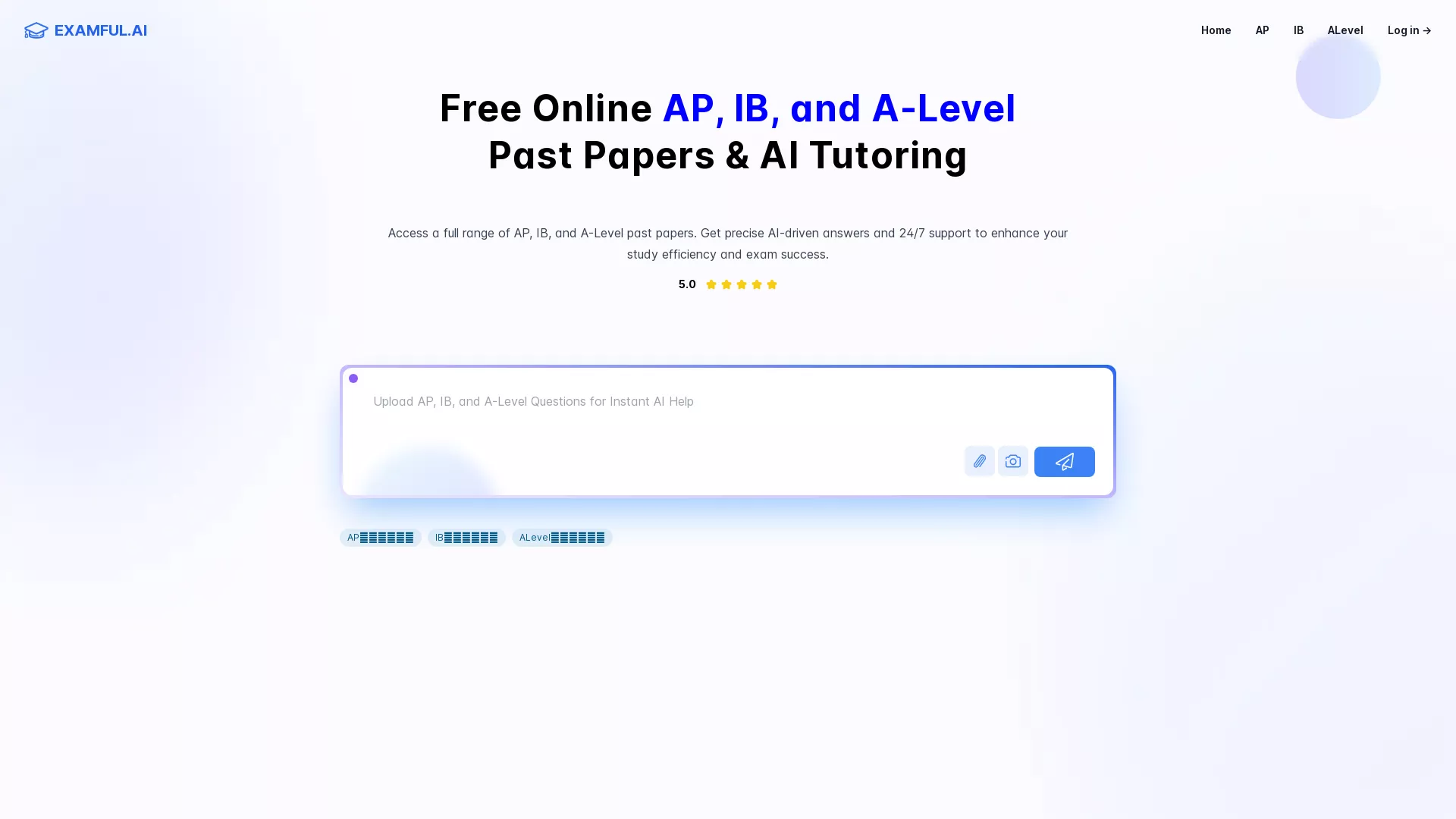 Examful.ai screenshot