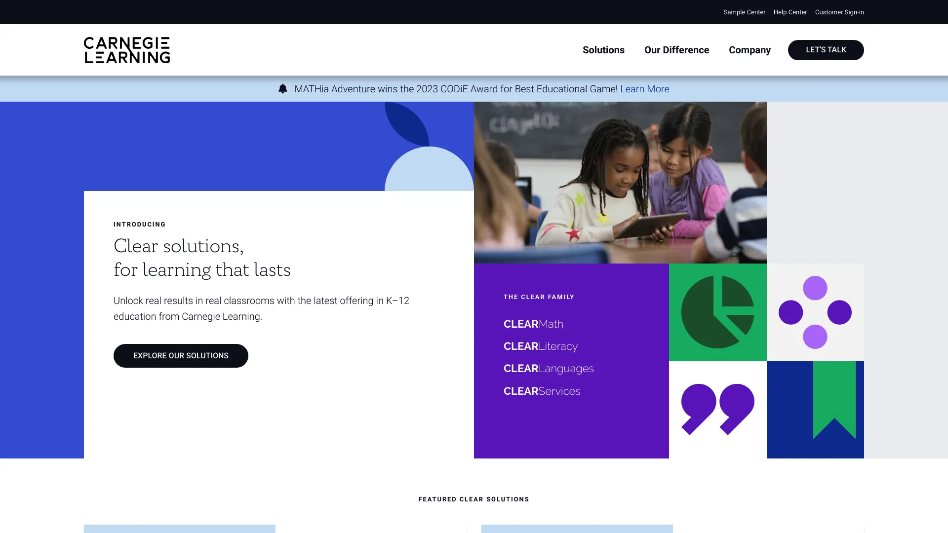 Carnegie Learning screenshot