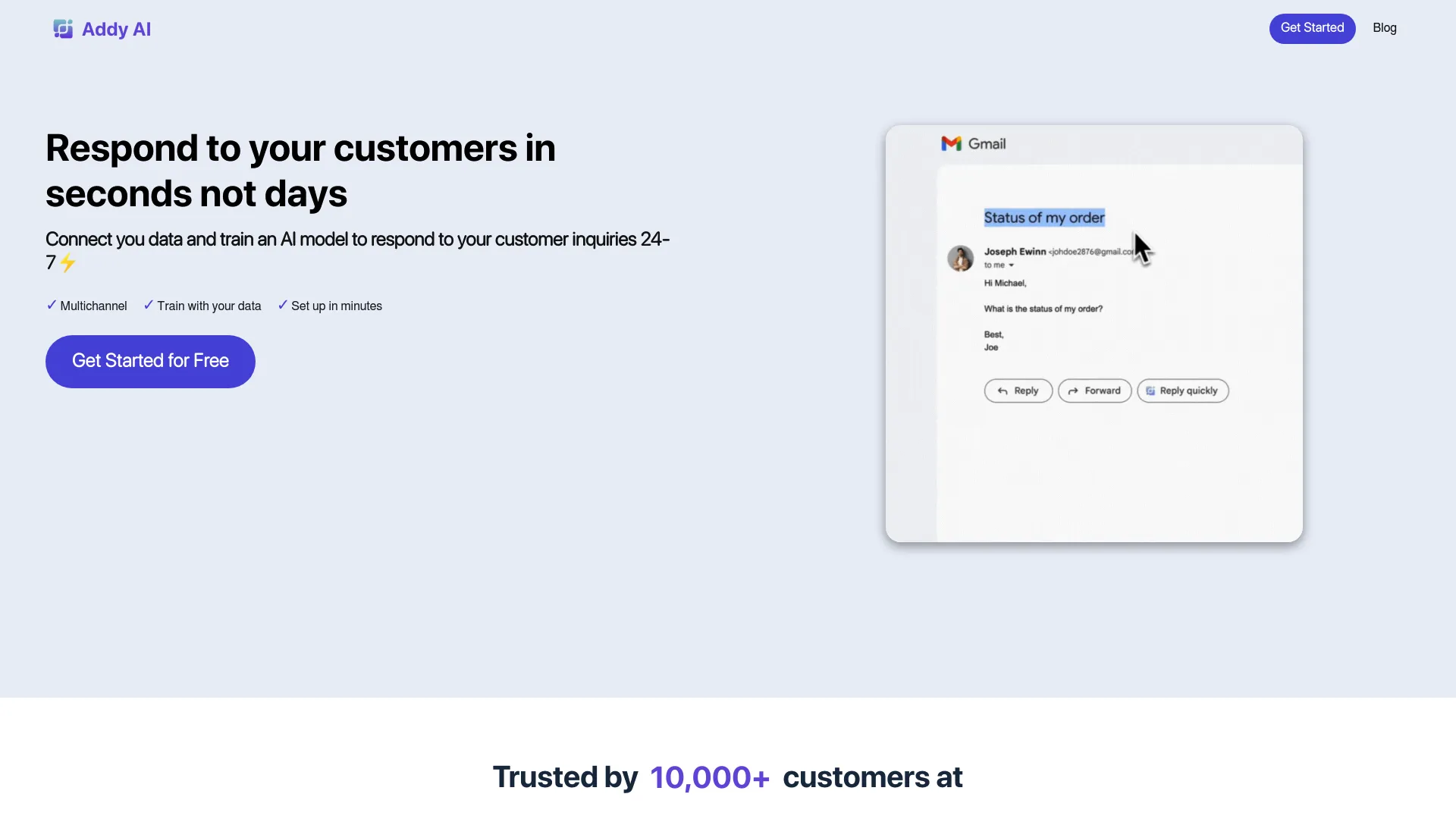 Addy AI screenshot