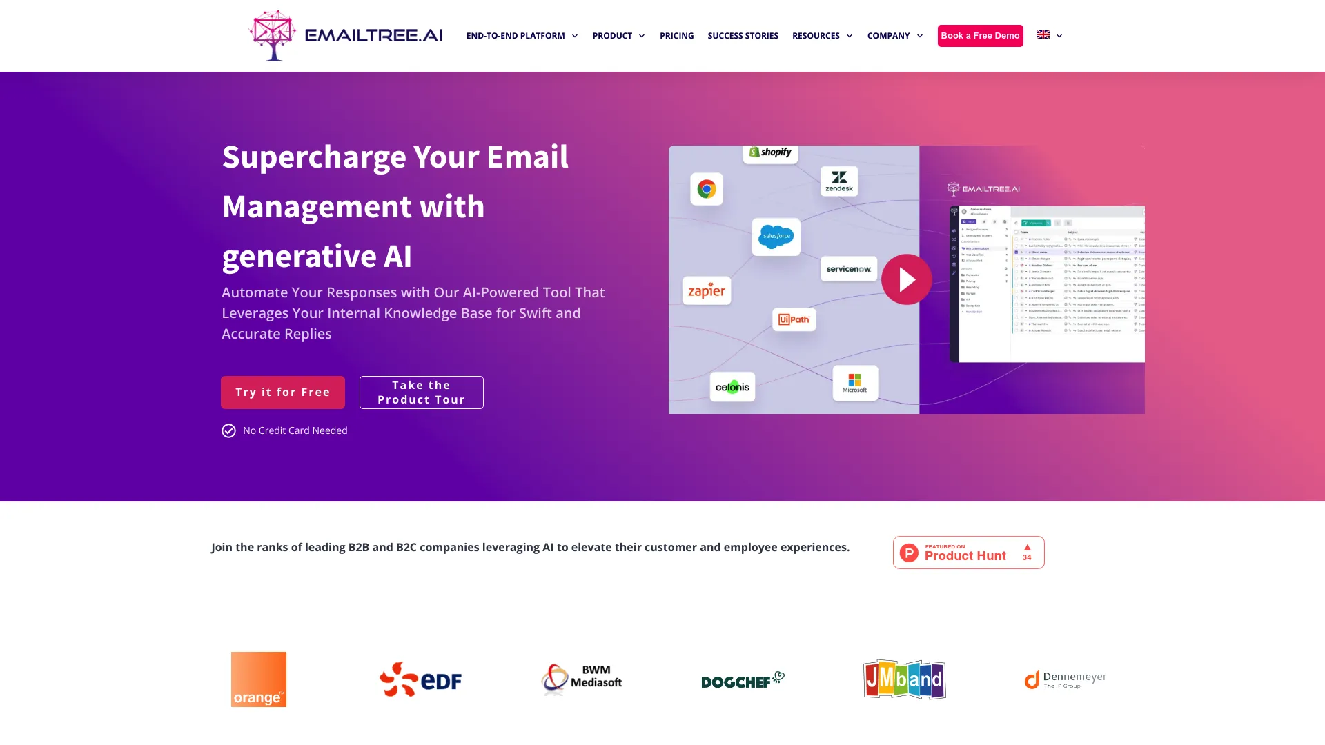 Emailtree screenshot