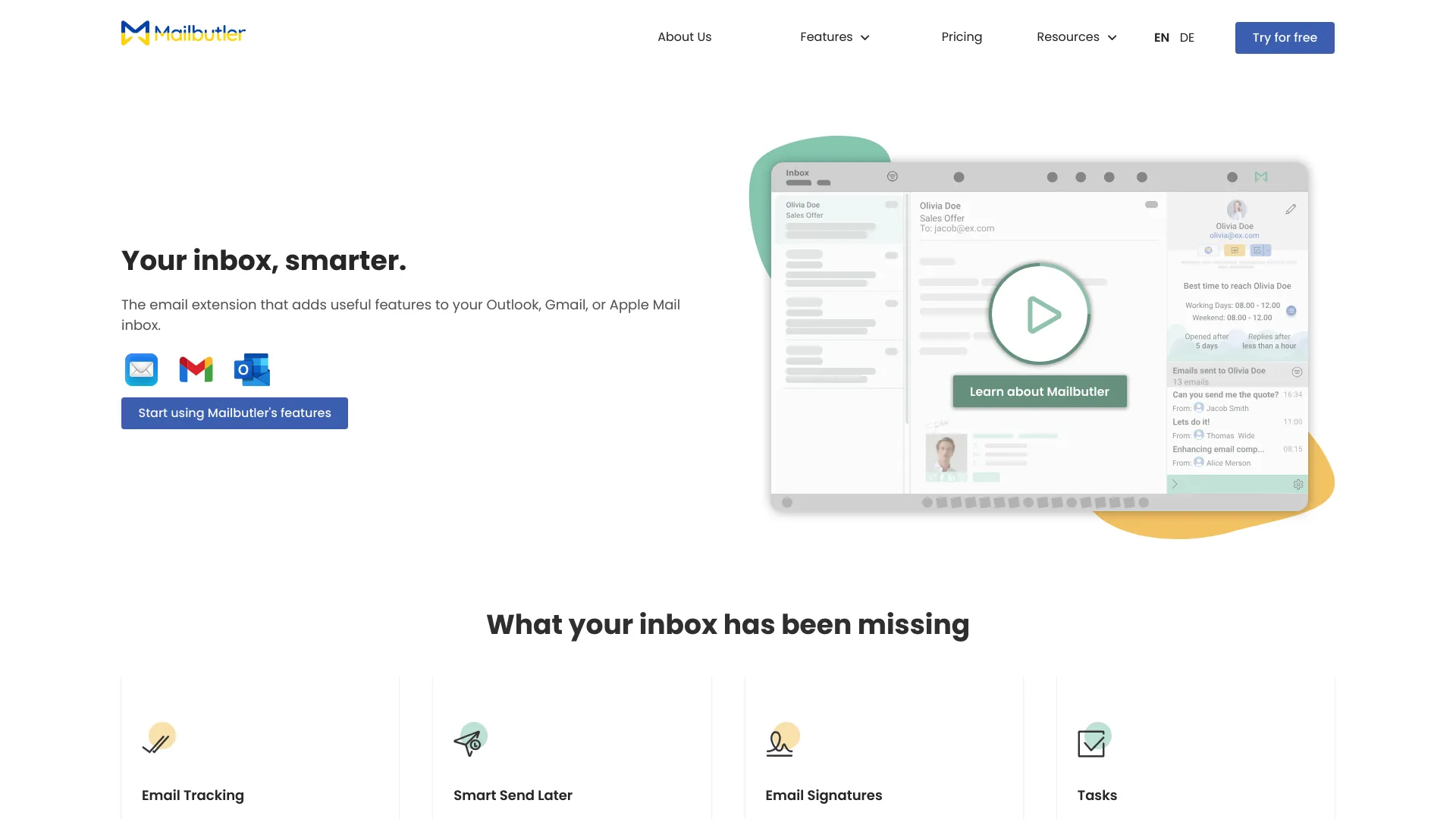 Mailbutler screenshot